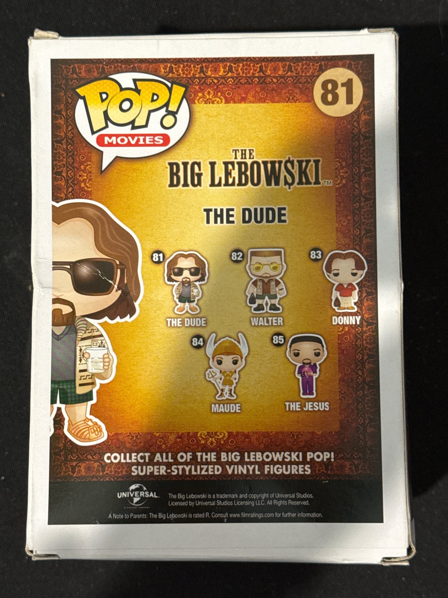 Funko Pop! The Big Lebowski The Dude Vinyl Figure #81 New in Box