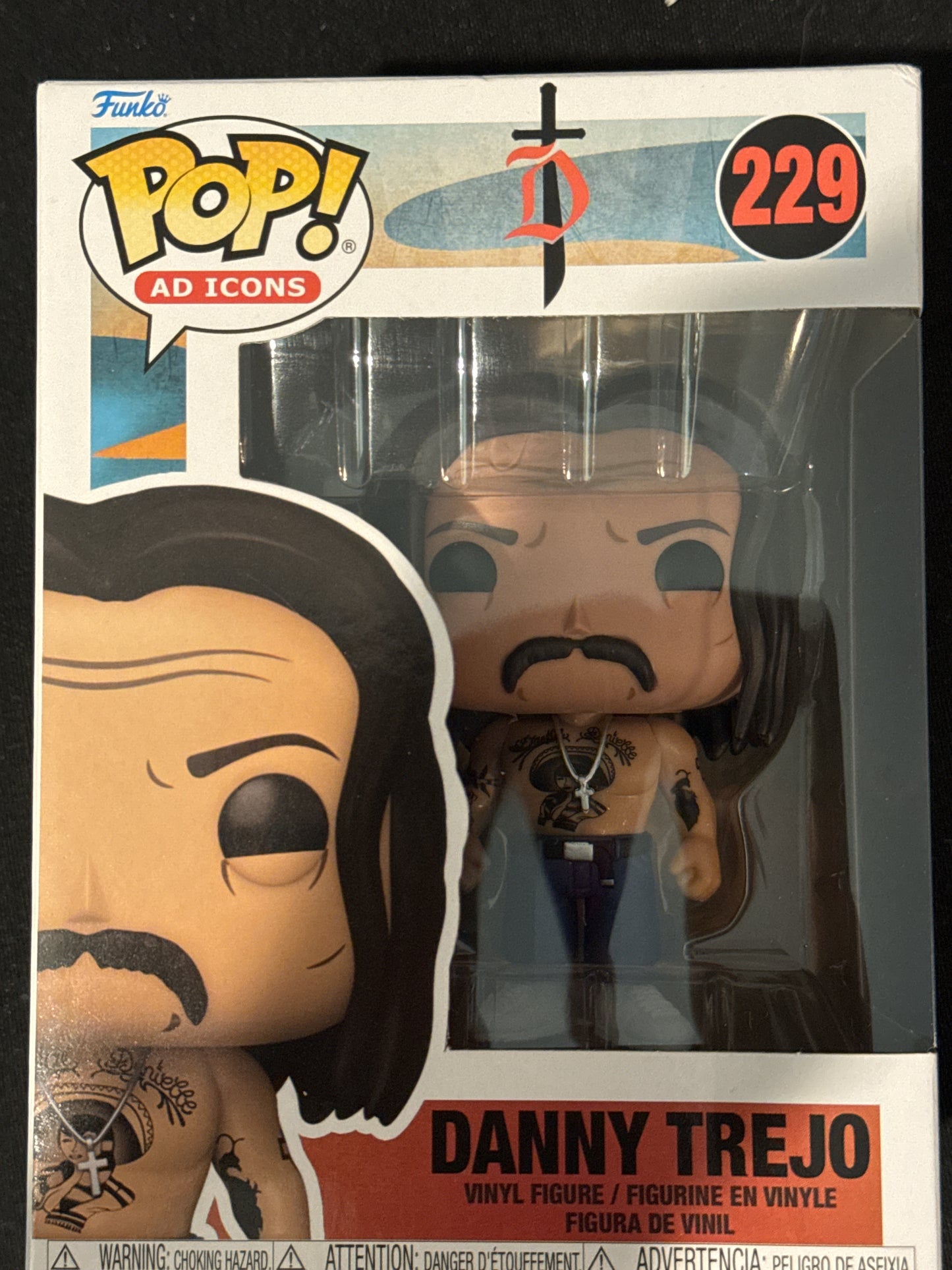 Funko Pop! Ad Icons Danny Trejo Vinyl Figure #229 New in Box