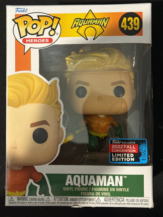 Funko Pop! Heroes Aquaman Vinyl Figure #439 New in Box