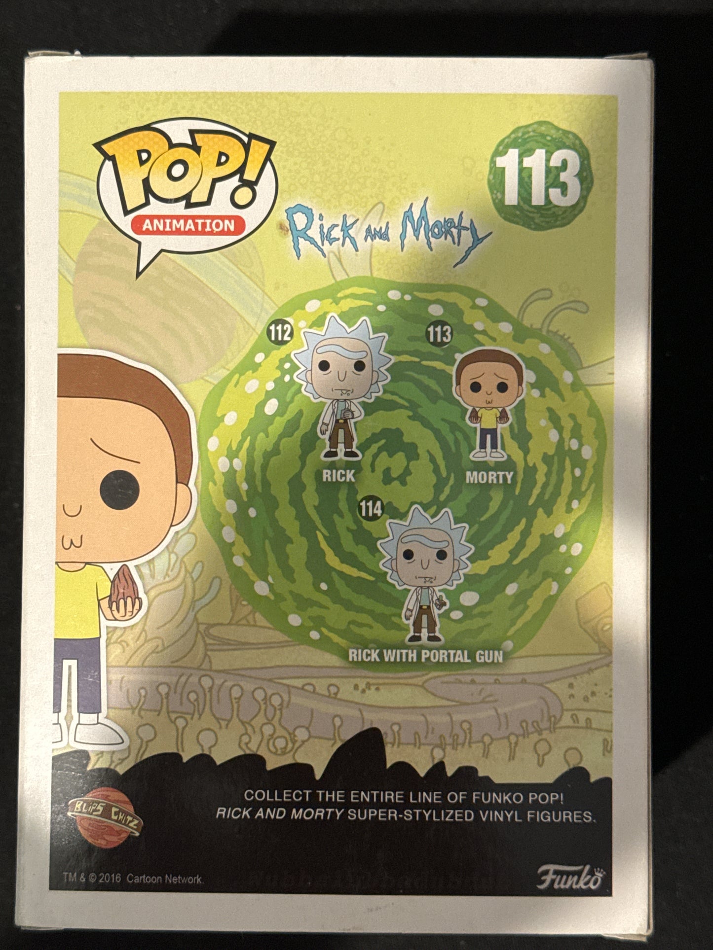 Funko Pop! Animation Rick and Morty Morty #113 Vinyl Figure New in Box