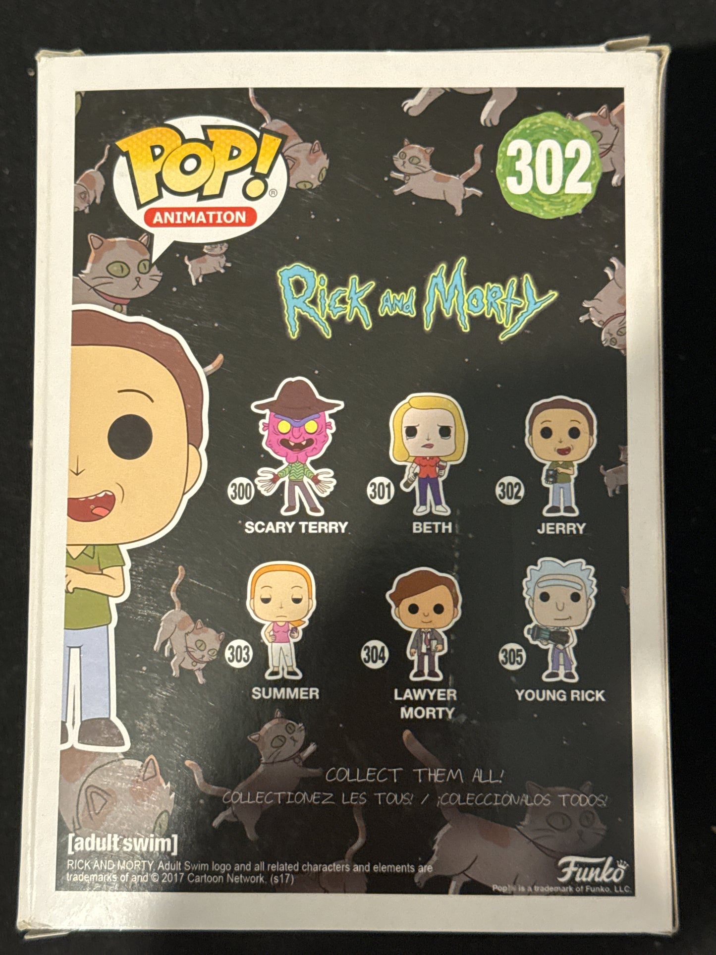 Funko Pop! Animation Rick and Morty Jerry Vinyl Figure #302 New in Box