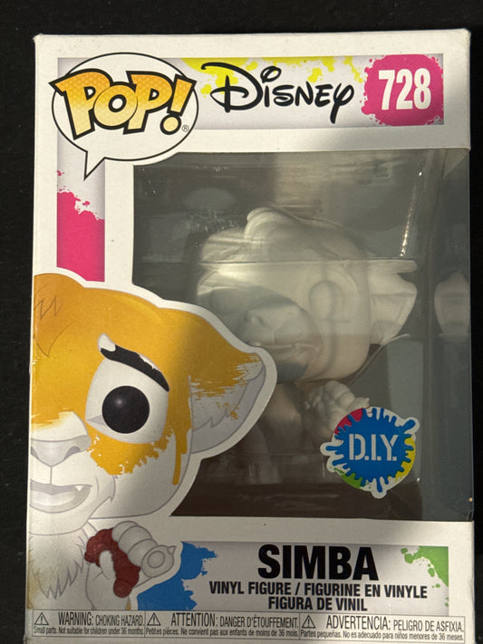 Funko Pop! Disney Simba Vinyl Figure #728 DIY New in Box