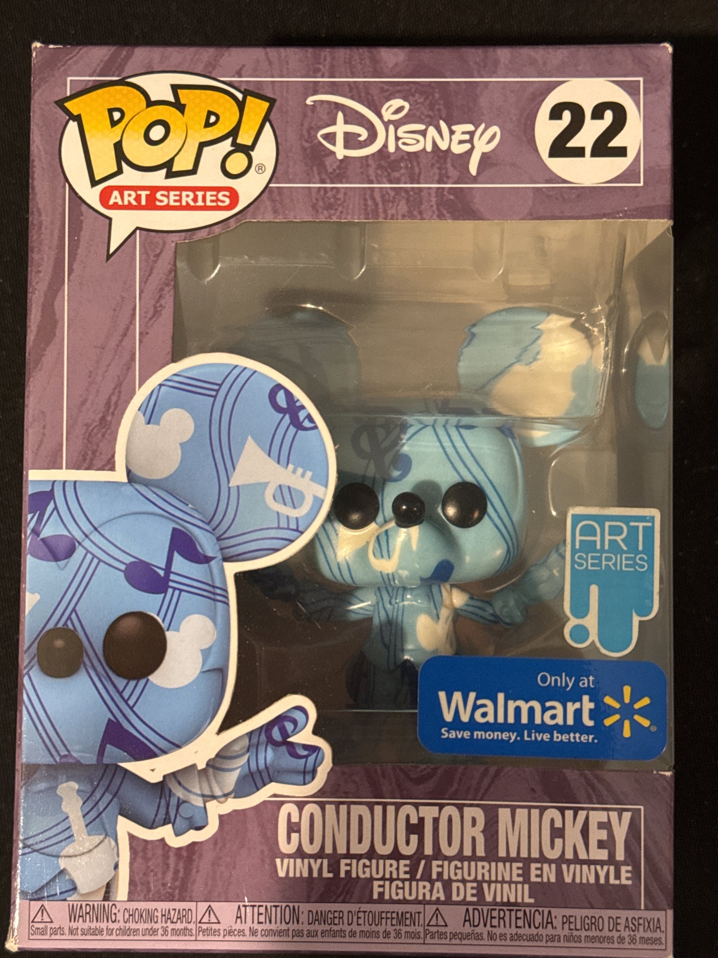 Funko Pop! Disney Art Series Conductor Mickey Vinyl Figure #22 New in Box