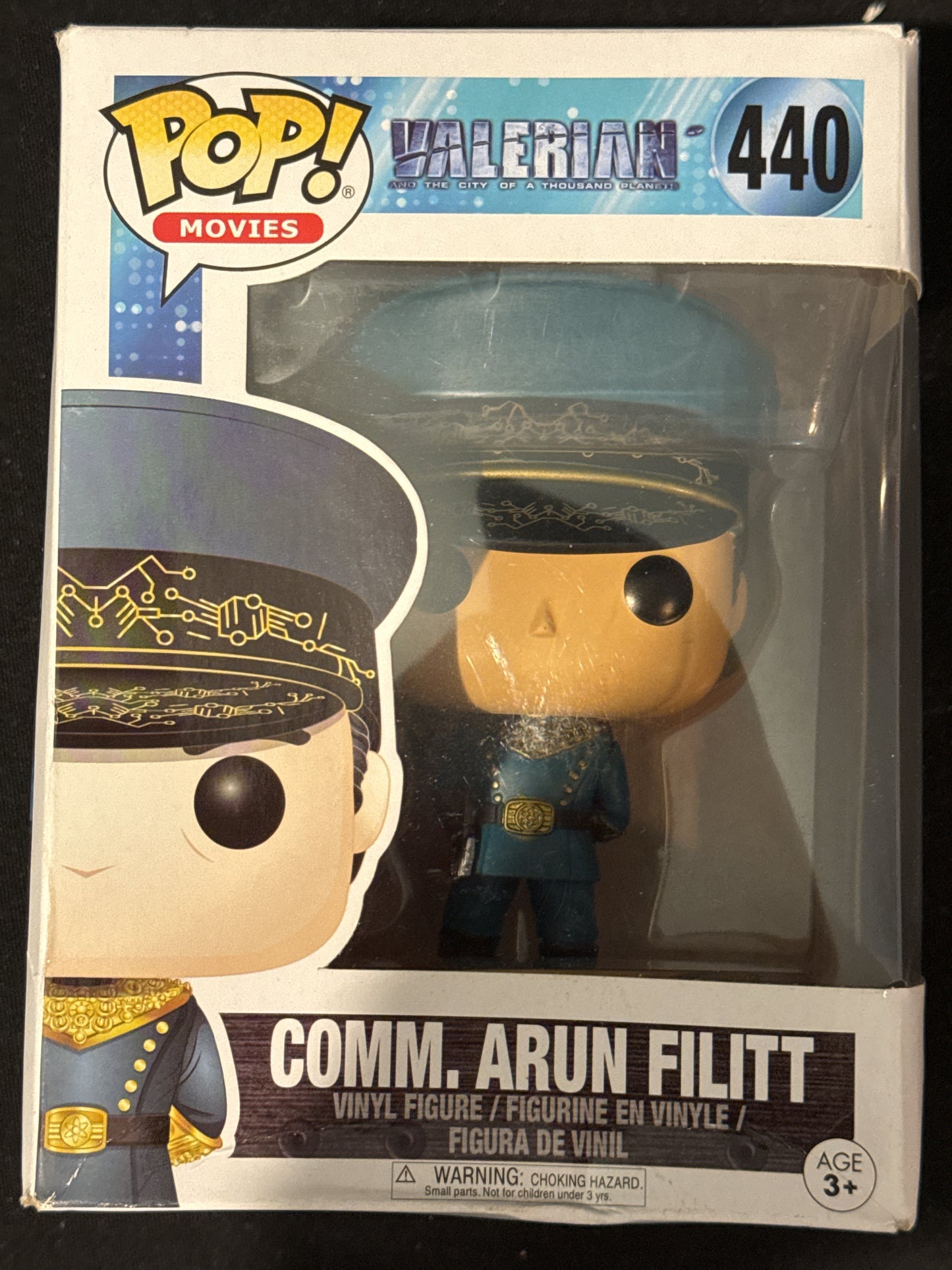 Funko Pop! Movies Valerian Comm. Arun Filitt Vinyl Figure #440 New in Box
