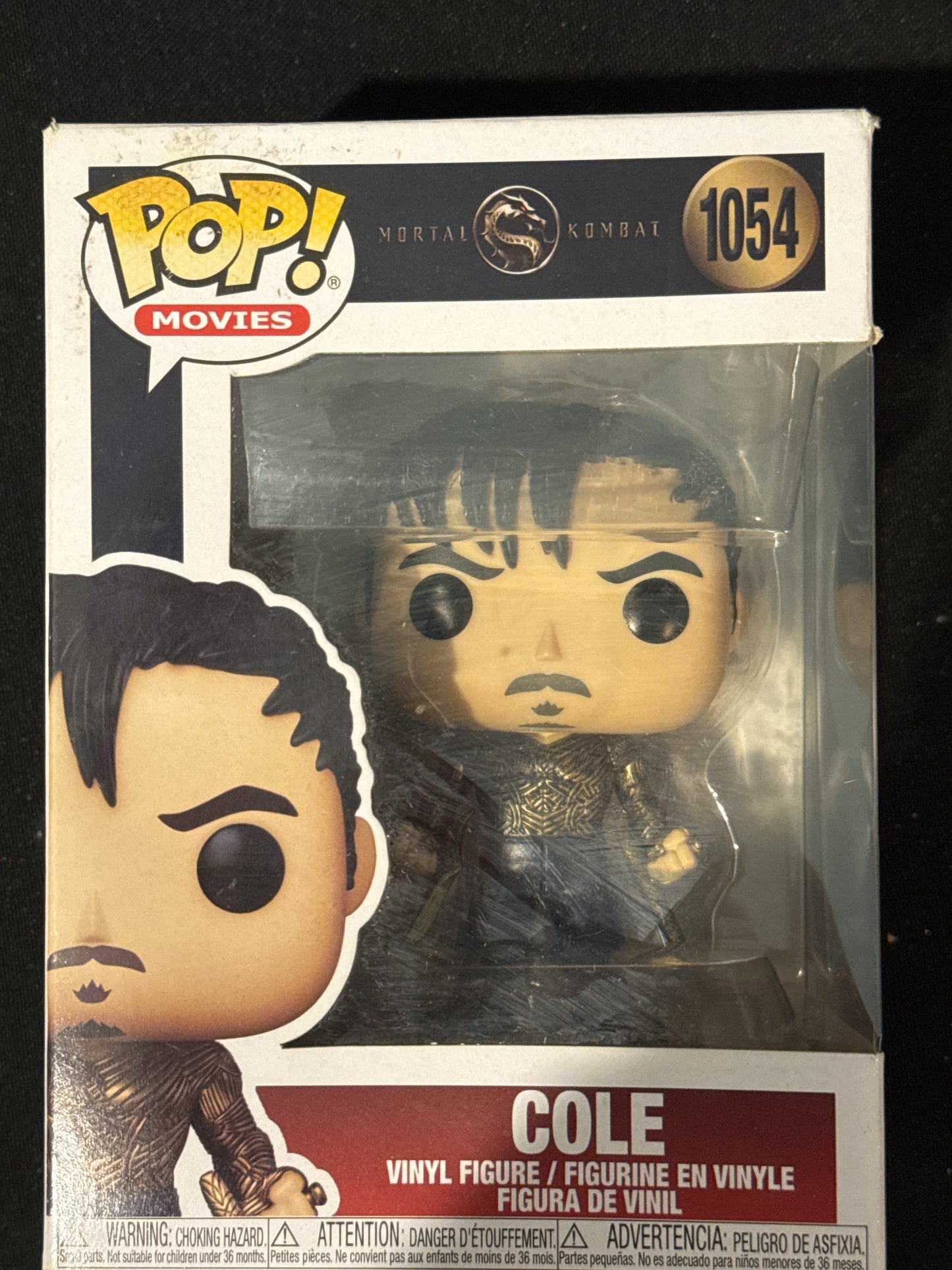 Funko Pop! Movies Mortal Kombat Cole Vinyl Figure #1054 New in Box