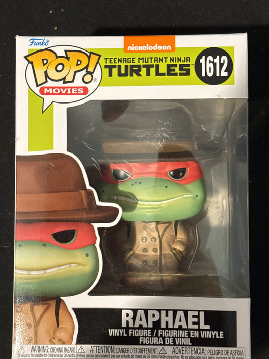 Funko Pop! Movies Nickelodeon Teenage Mutant Ninja Turtles Raphael Vinyl Figure #1612 New