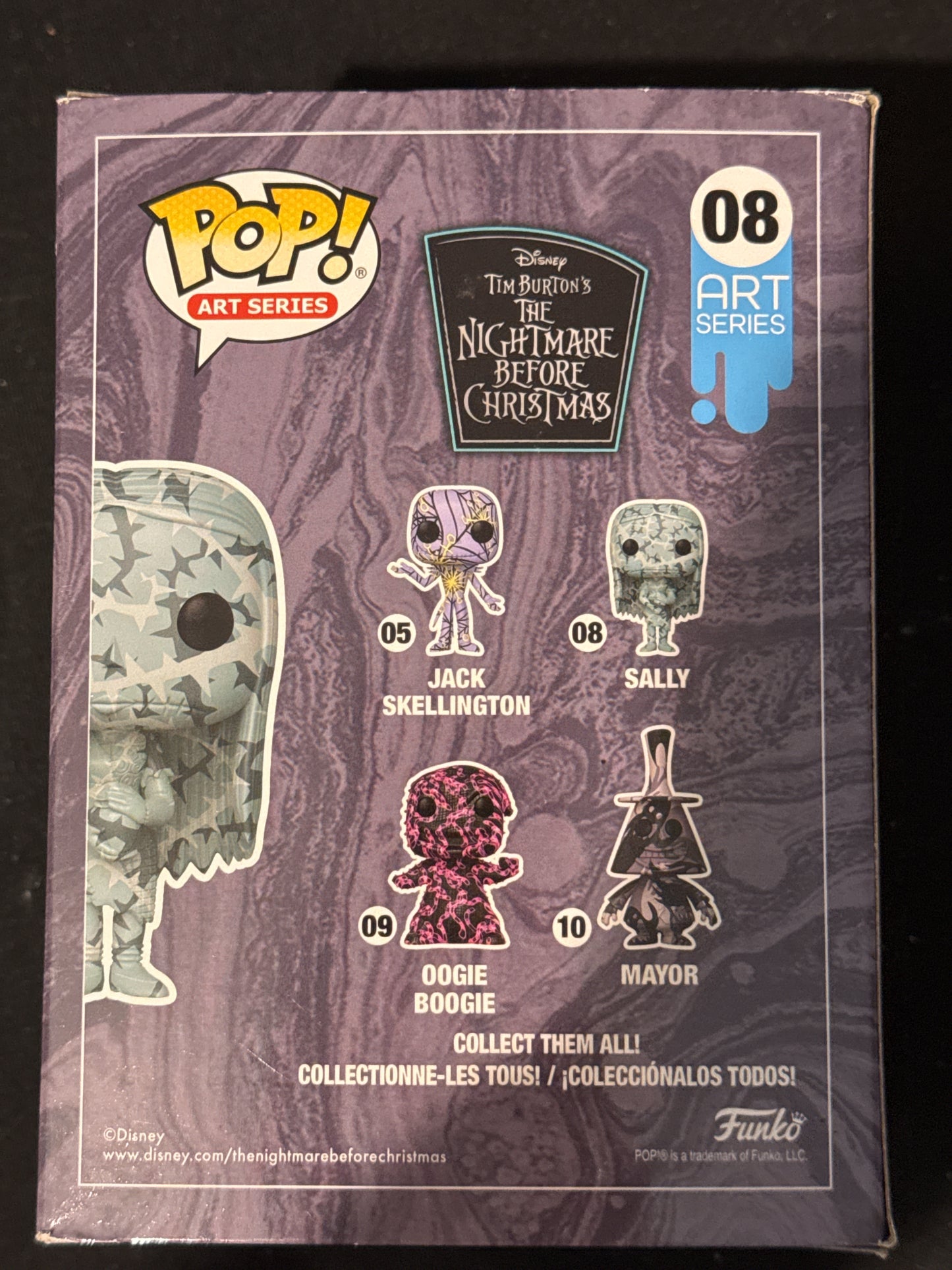 Funko Pop! Art Series Disney Nightmare Before Christmas Sally Vinyl Figure #08 New in Box