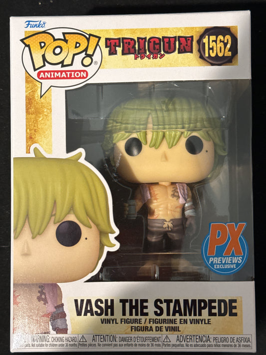 Funko Pop! Animation Trigun Vash The Stampede Vinyl Figure #1562 New in Box