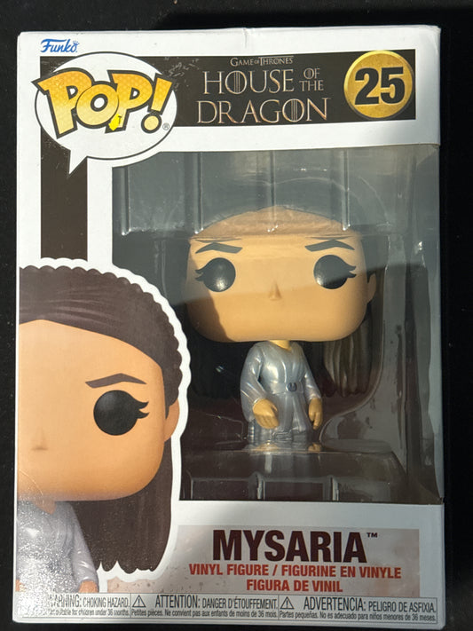 Funko Pop! House of the Dragon Mysaria Vinyl Figure #25 New in Box