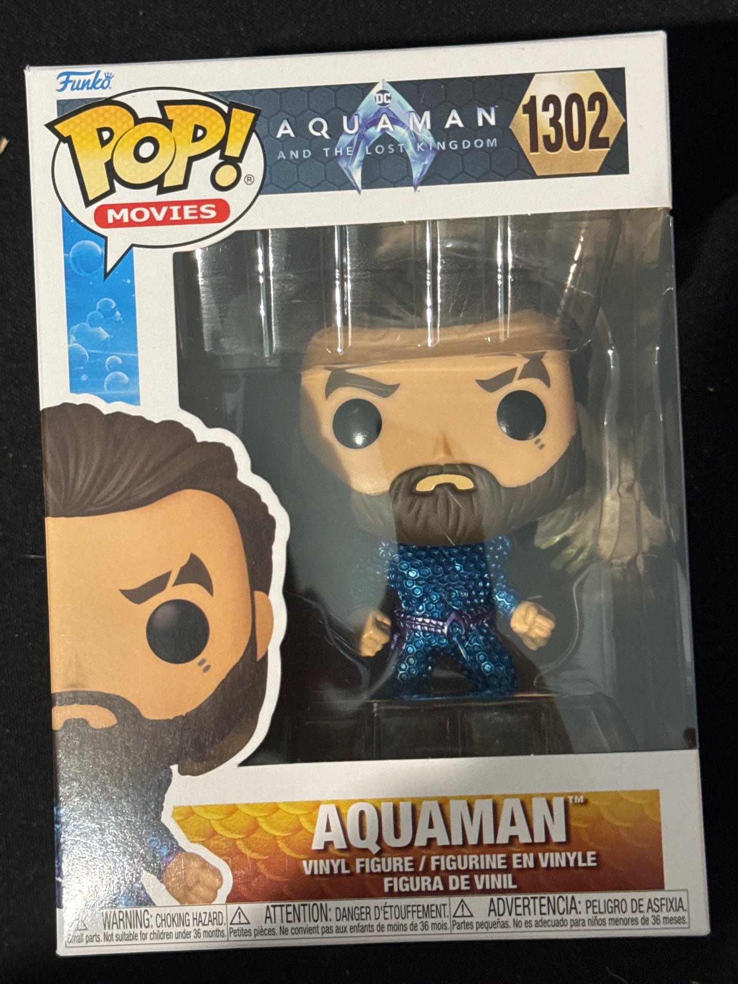 Funko Pop! Movies Aquaman & The Lost Kingdom Aquaman Vinyl Figure #1302 New in Box