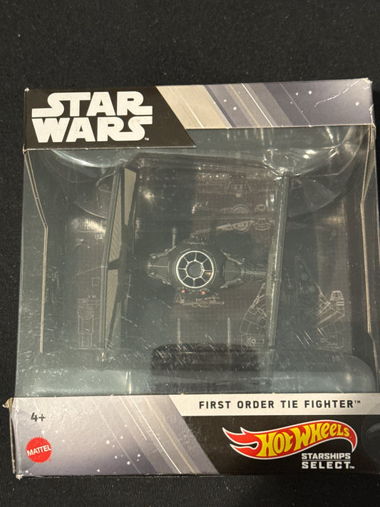 Star Wars Hot Wheels First Order Tie Fighter by Mattel New in Box