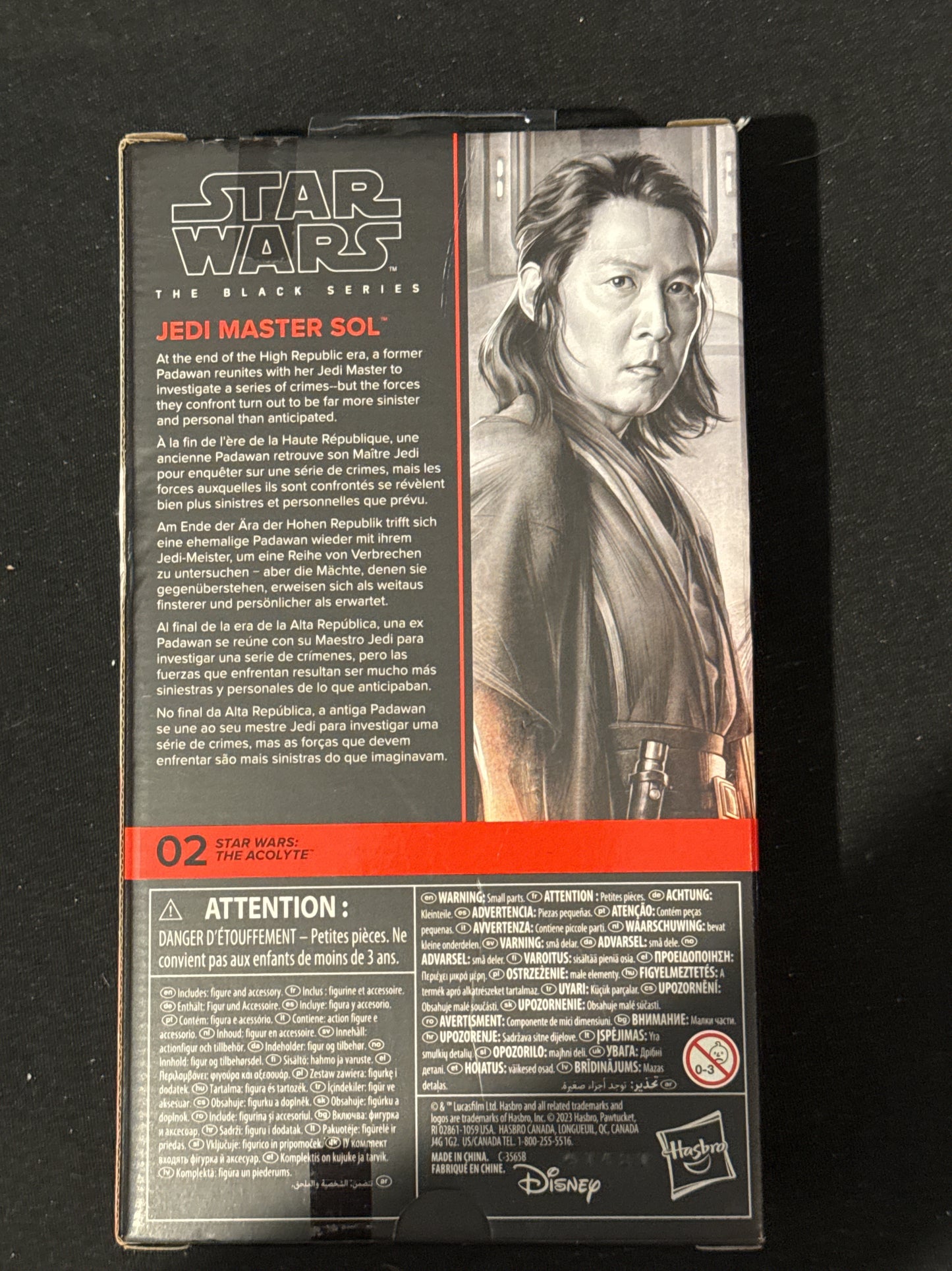 Star Wars The Black Series Jedi Master Sol Star Wars: The Acolyte Action Figure New in Box