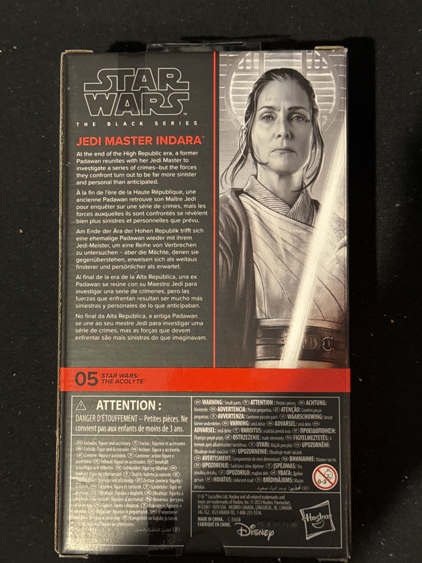Star Wars The Black Series Jedi Master Indara Star Wars: The Acolyte Action Figure New in Box