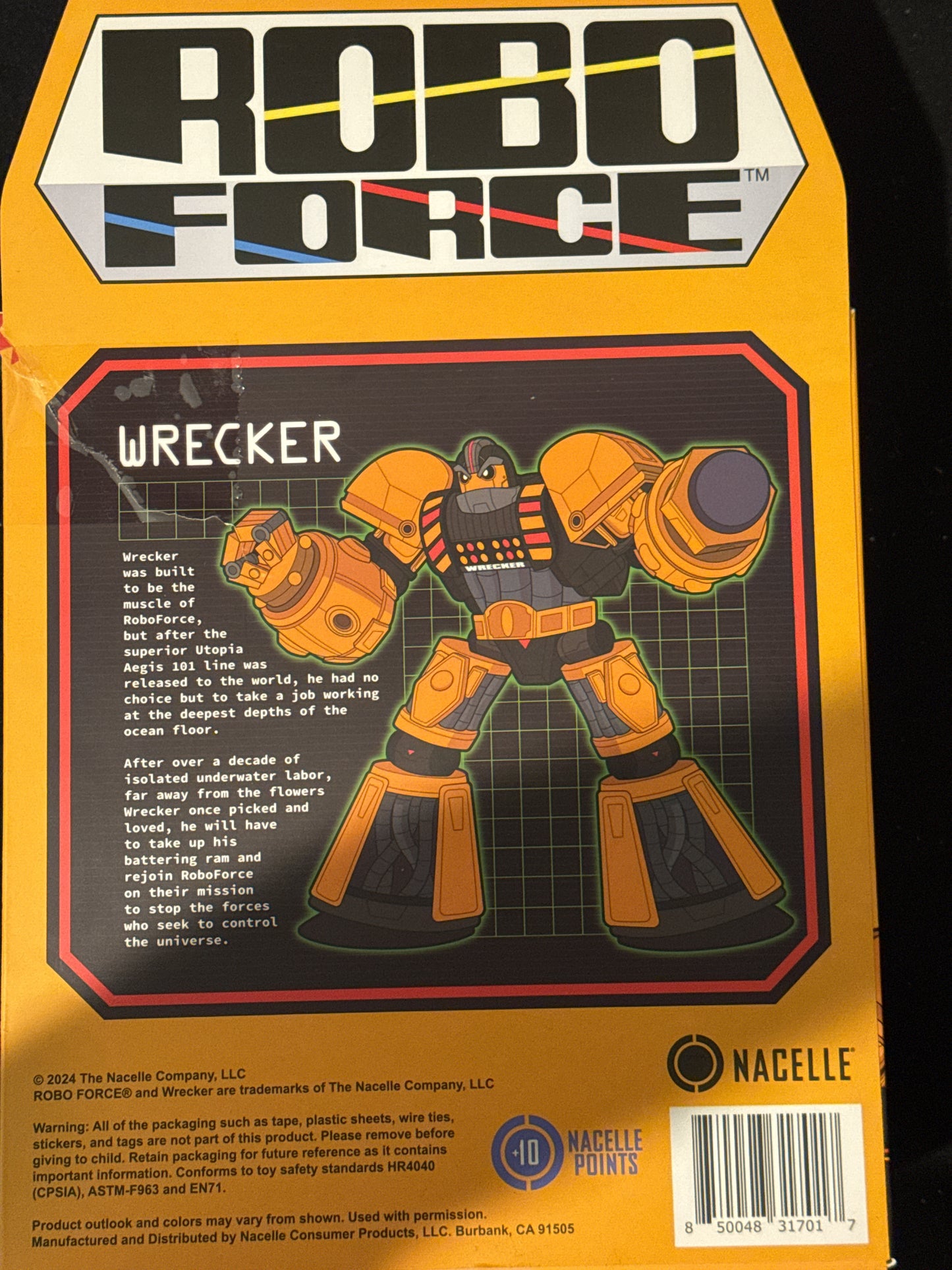 Robo Force Wrecker Action Robot New in Box