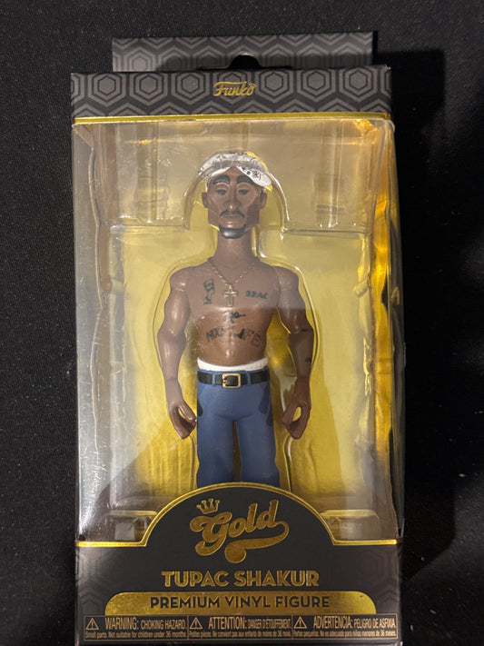 Funko Gold Tupac Shakur Premium Vinyl Figure New in Box