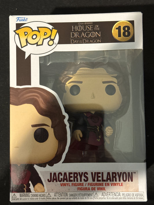 Funko Pop! House of the Dragon Jacaerys Velaryon Vinyl Figure #18 New in Box