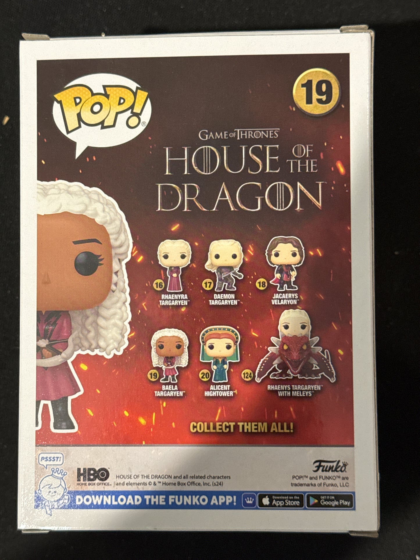 Funko Pop! House of the Dragon Baela Targaryen Vinyl Figure #19 New in Box