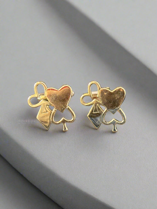 Vintage Swank Cuff Links, Vintage Jewelry, Costume Jewelry Playing Cards, Suits