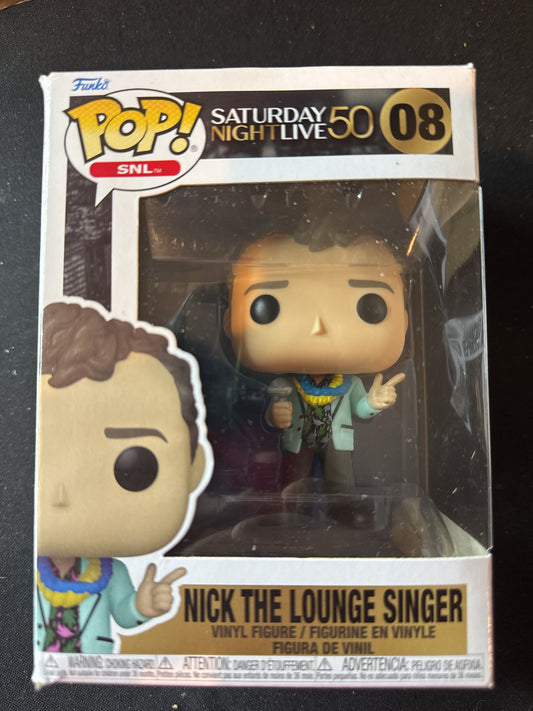 Funko Pop! Saturday Night Live 50th Anniversary Nick The Lounge Singer Vinyl #08 New in Box