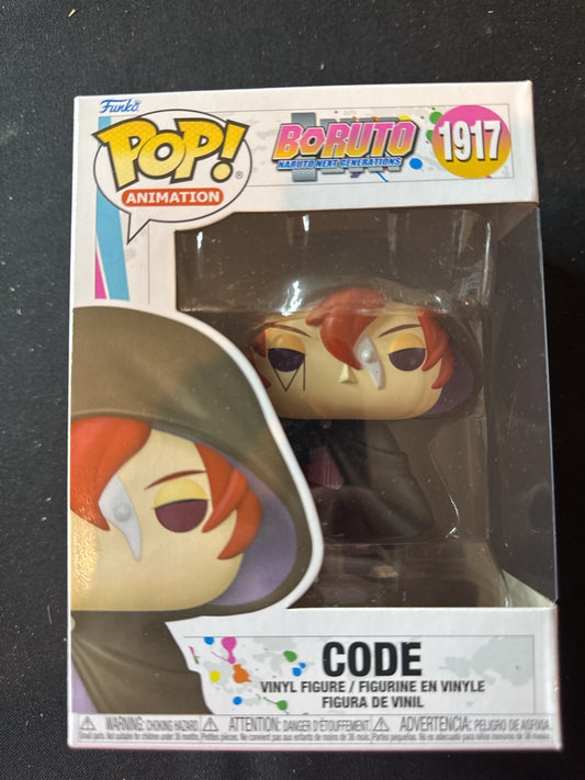 Funko Pop! Animation Boruto Code #1917 Vinyl Figure New in Box
