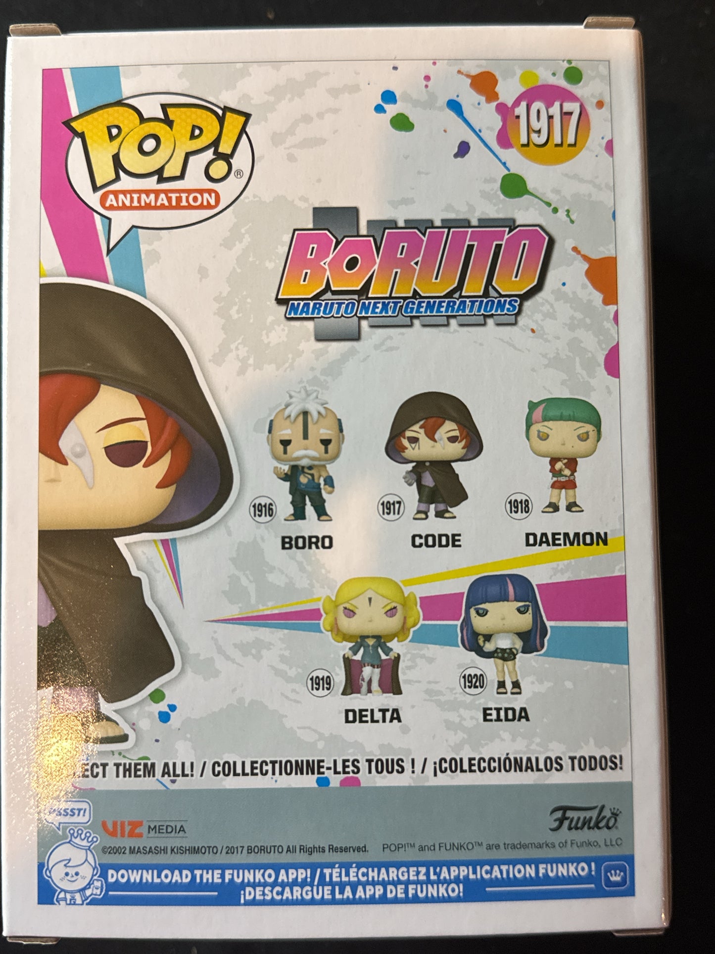 Funko Pop! Animation Boruto Code #1917 Vinyl Figure New in Box