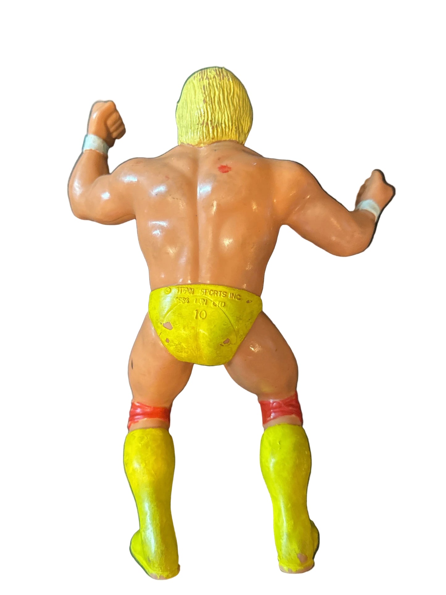 Vintage Hulk Hogan WWF/WWE Rubber LJN Wrestling Figure 1984 Original 8" Tall F