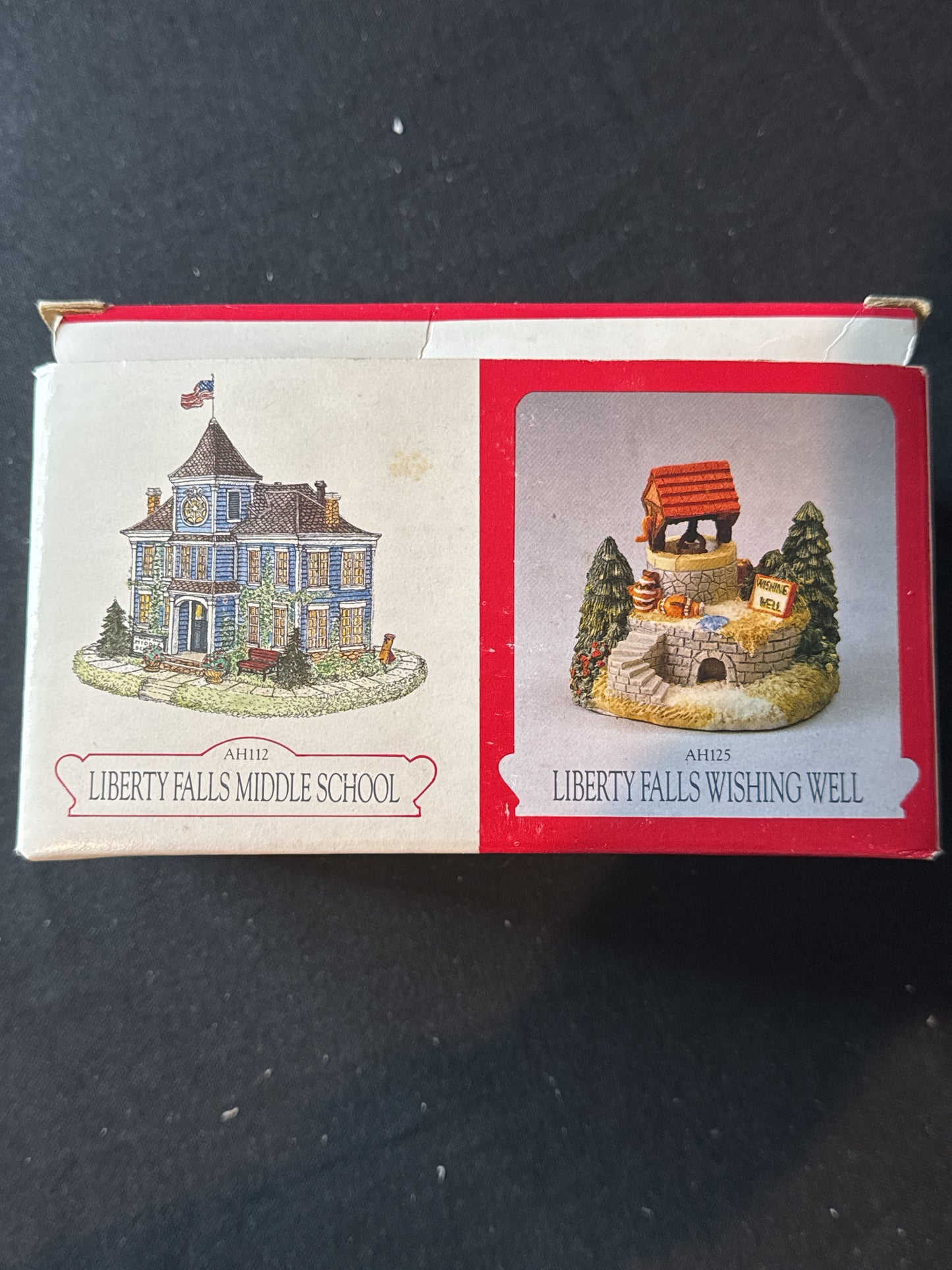 Liberty Falls Middle School AH112 & Liberty Falls Wishing Well AH125 New in Box