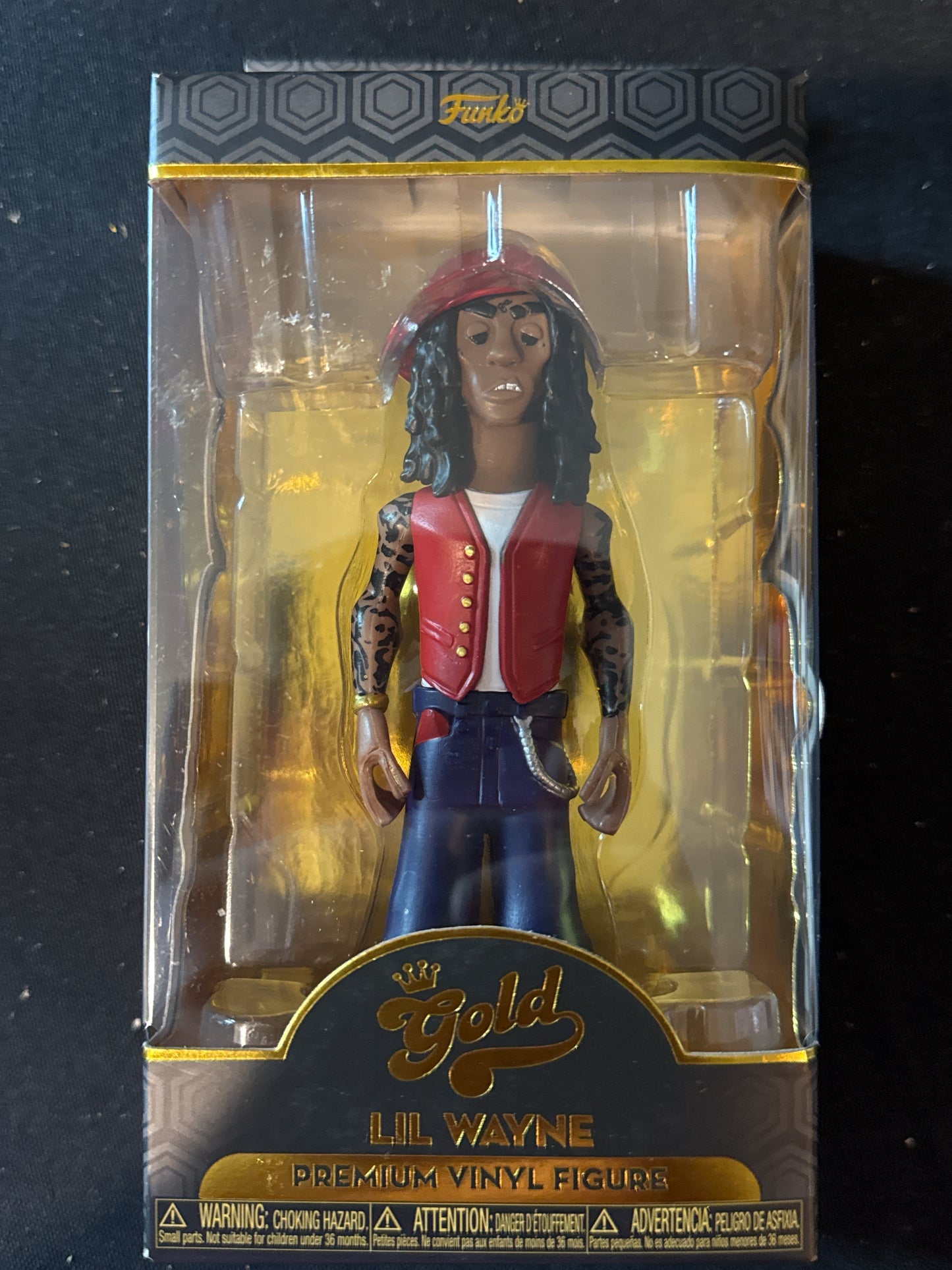 Funko Pop! Gold Premium Vinyl Figure Lil Wayne 5.5" Tall New in Box