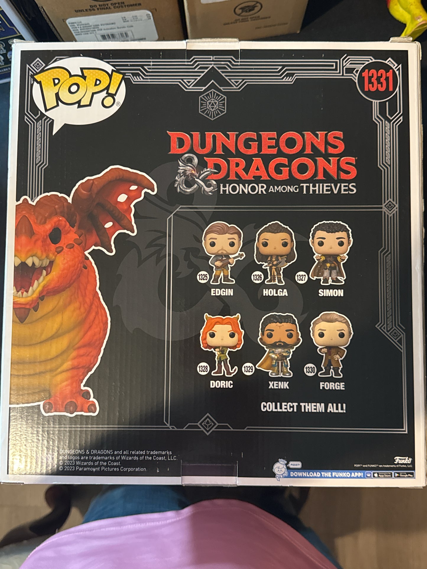 Funko Pop! Extra Large Dungeons & Dragons Themberchaud Vinyl Figure #1331 New in Box