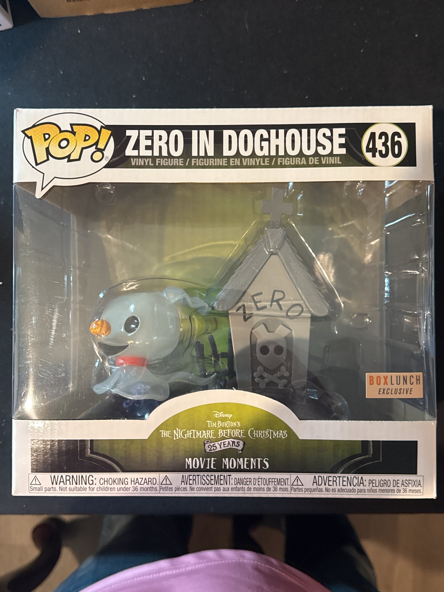 Funko Pop! Disney Nightmare Before Christmas Zero In Doghouse Vinyl Figure #436 New in Box