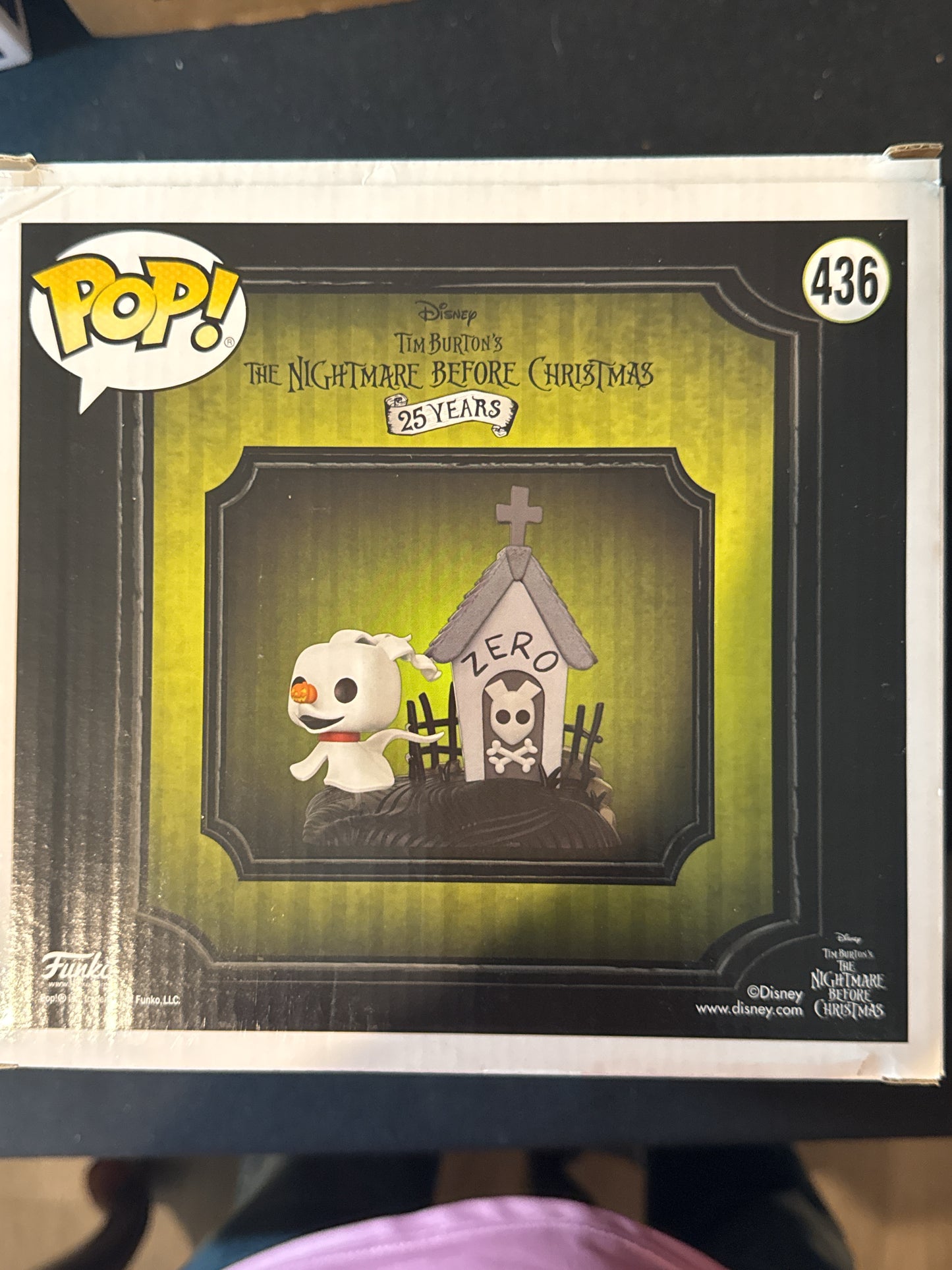 Funko Pop! Disney Nightmare Before Christmas Zero In Doghouse Vinyl Figure #436 New in Box