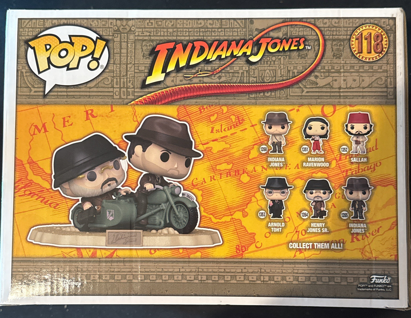Funko Pop! Indiana Jones & Henry Jones Sr. Bobble Heads #118 New in Box