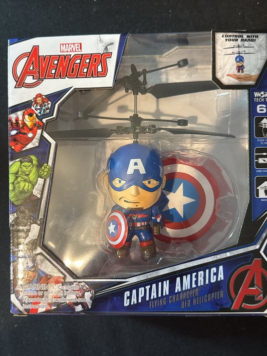 Marvel Avengers Captain America Flying Character UFO Helicopter New in Box