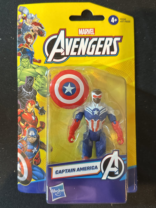 Marvel Avengers Captain America Action Figure Approx. 4" Tall New in Box