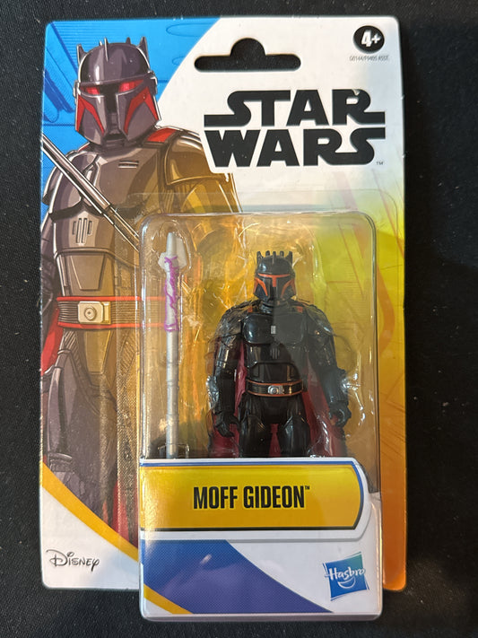 Disney Star Wars Moff Gideon Action Figure Approx 4" Tall w/ Accessories New in Box