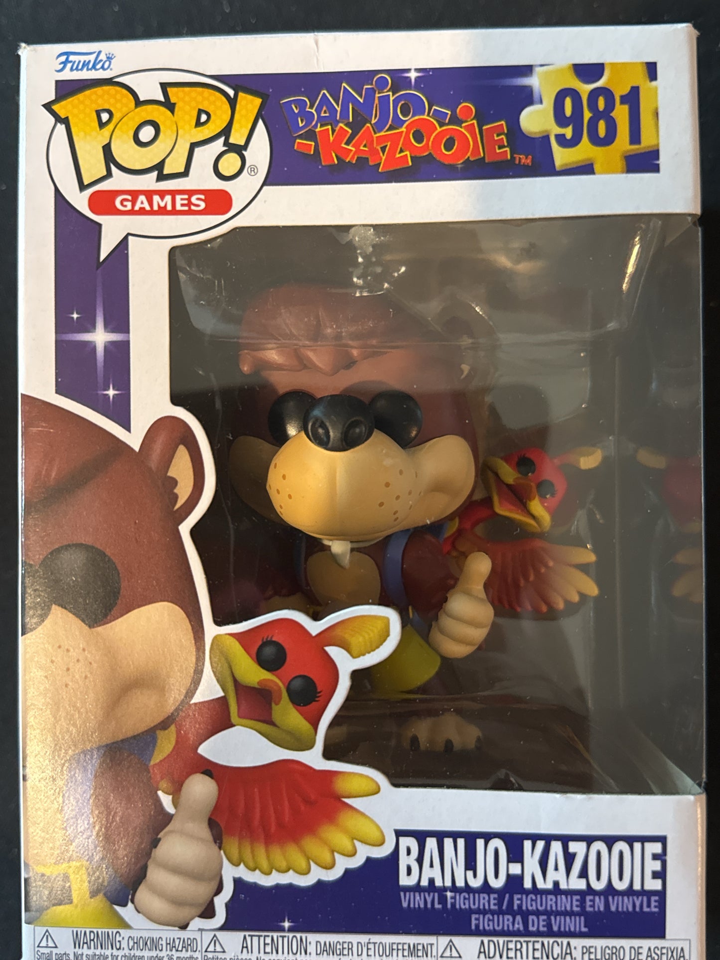 Funko Pop! Games Banjo-Kazooie Vinyl Figure #981 New in Box