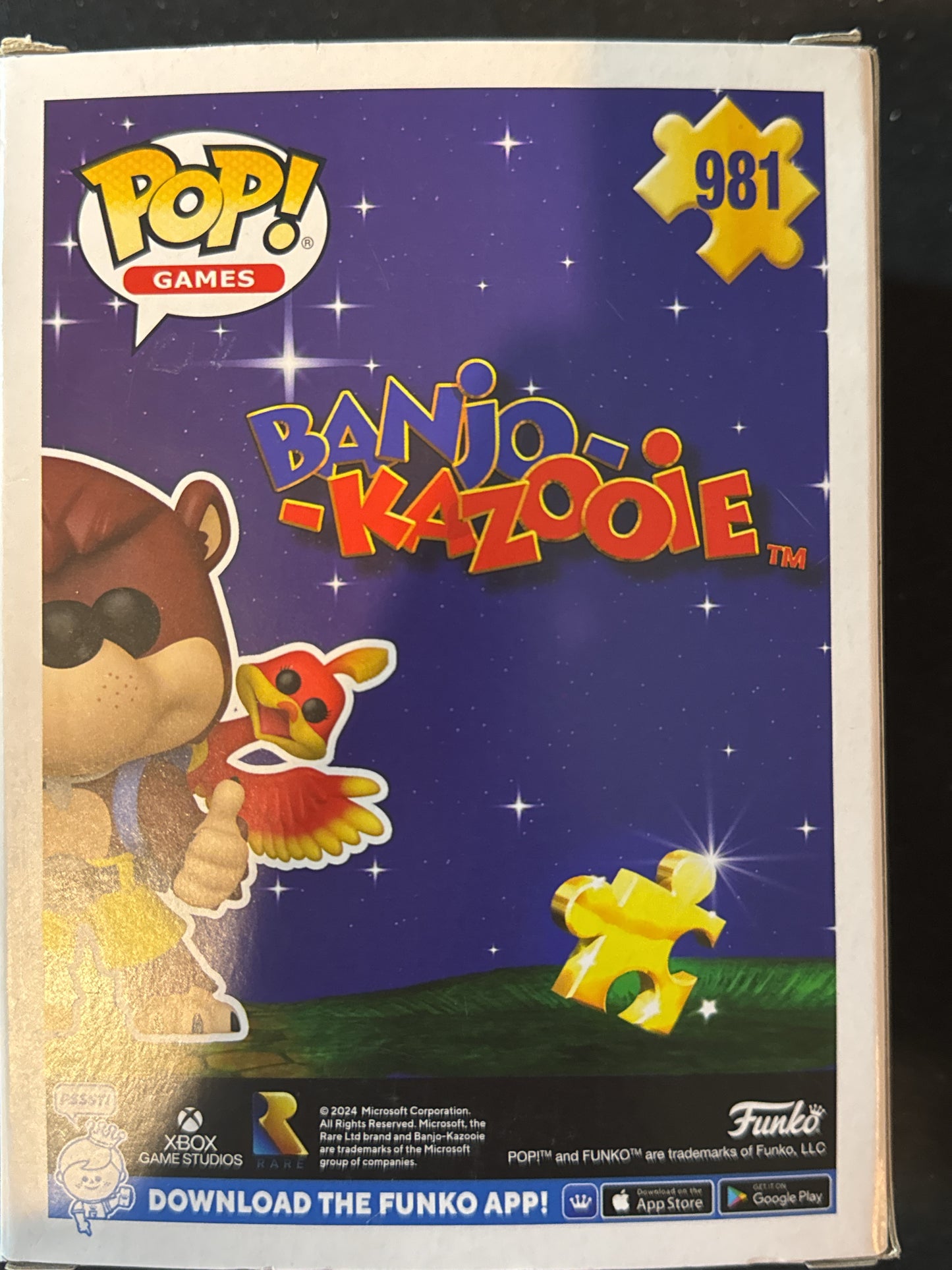 Funko Pop! Games Banjo-Kazooie Vinyl Figure #981 New in Box