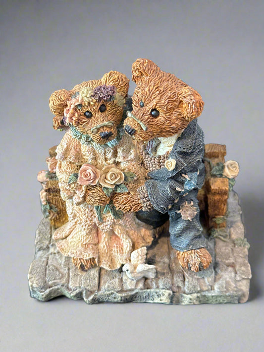 Boyds Bears & Friends 1993 Grenville & Beatrice Best Friends #2016 w/ Box