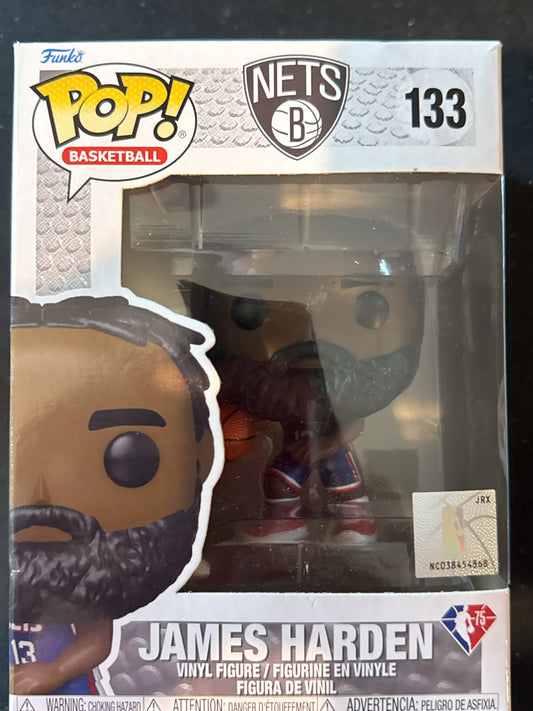 Funko Pop! Basketball Nets James Harden Vinyl Figure #133 New in Box