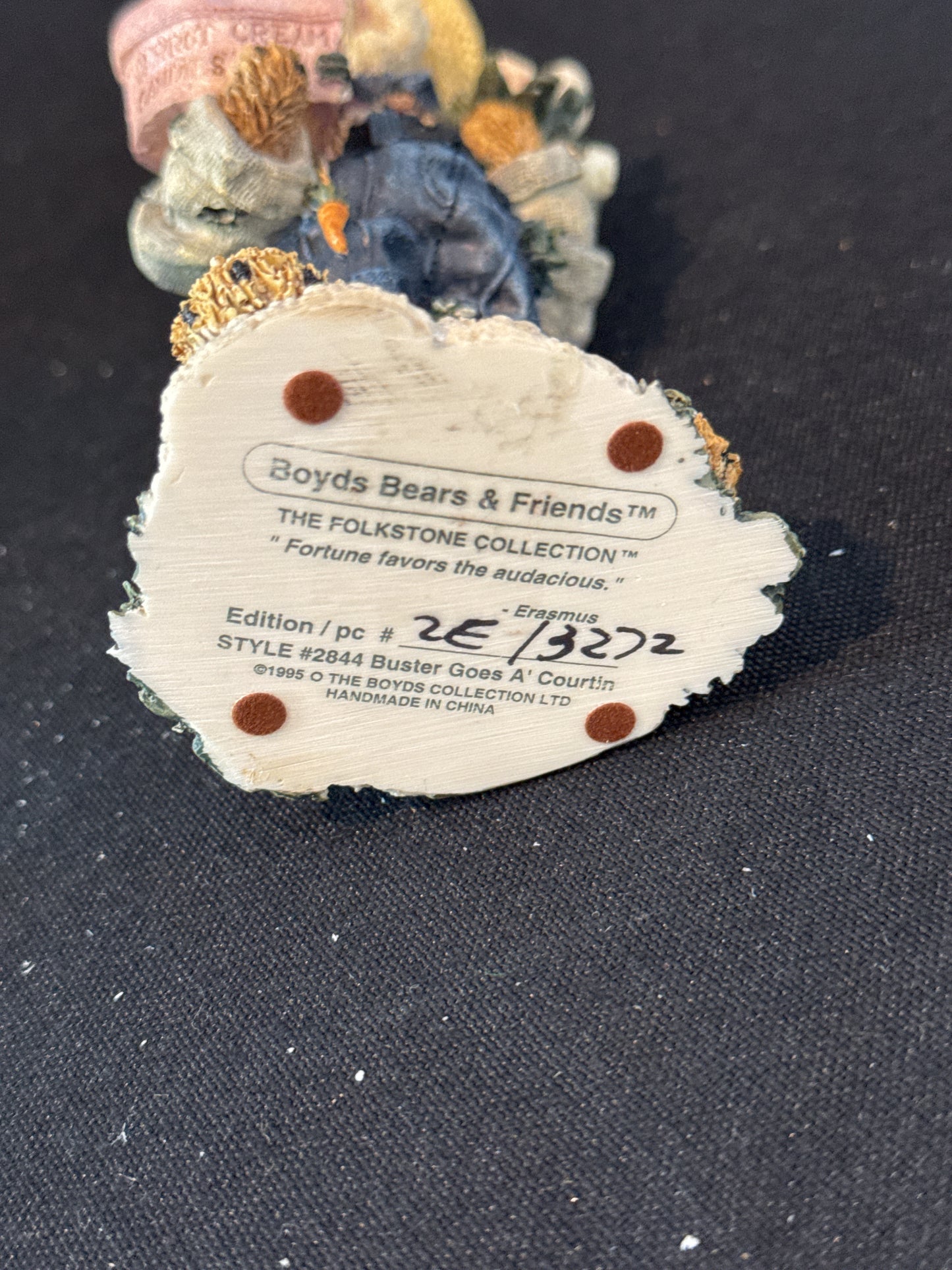 Boyds Bears & Friends #2844 Buster Goes A Courtin' 1995 No Box