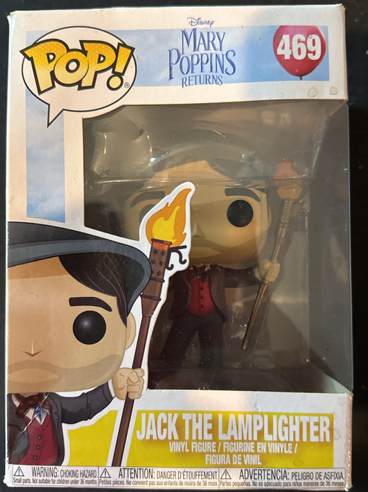 Funko Pop! Disney Mary Poppins Returns Jack the Lamplighter Vinyl Figure #469 New in Box