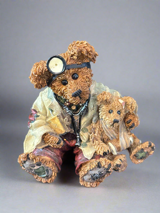 Boyds Bears & Friends #228309 Dr. Harrison Griz MD PHD BUD 1998 w/ Box