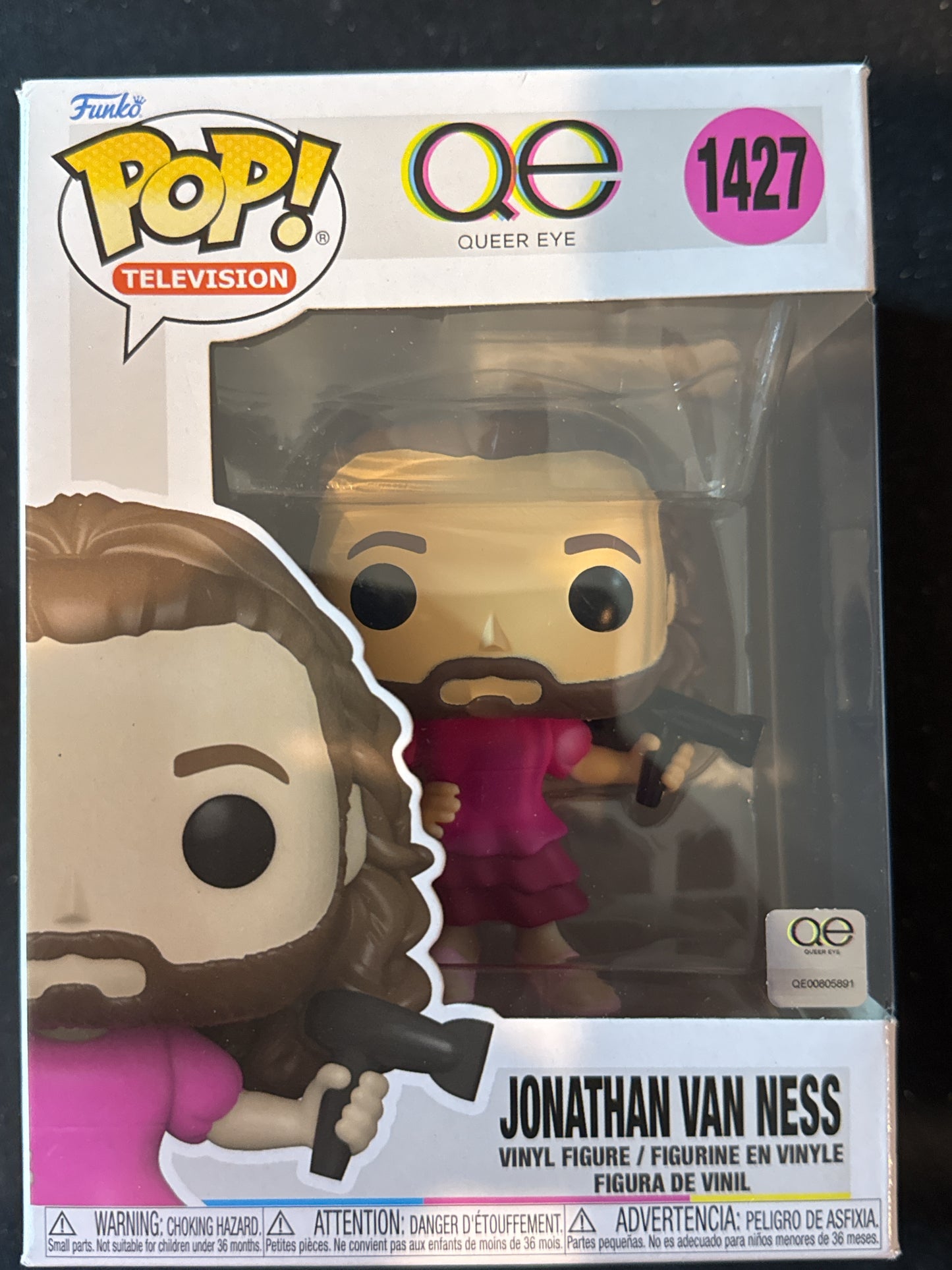 Funko Pop! Television Queer Eye Jonathan Van Ness Vinyl Figure #1427 New in Box