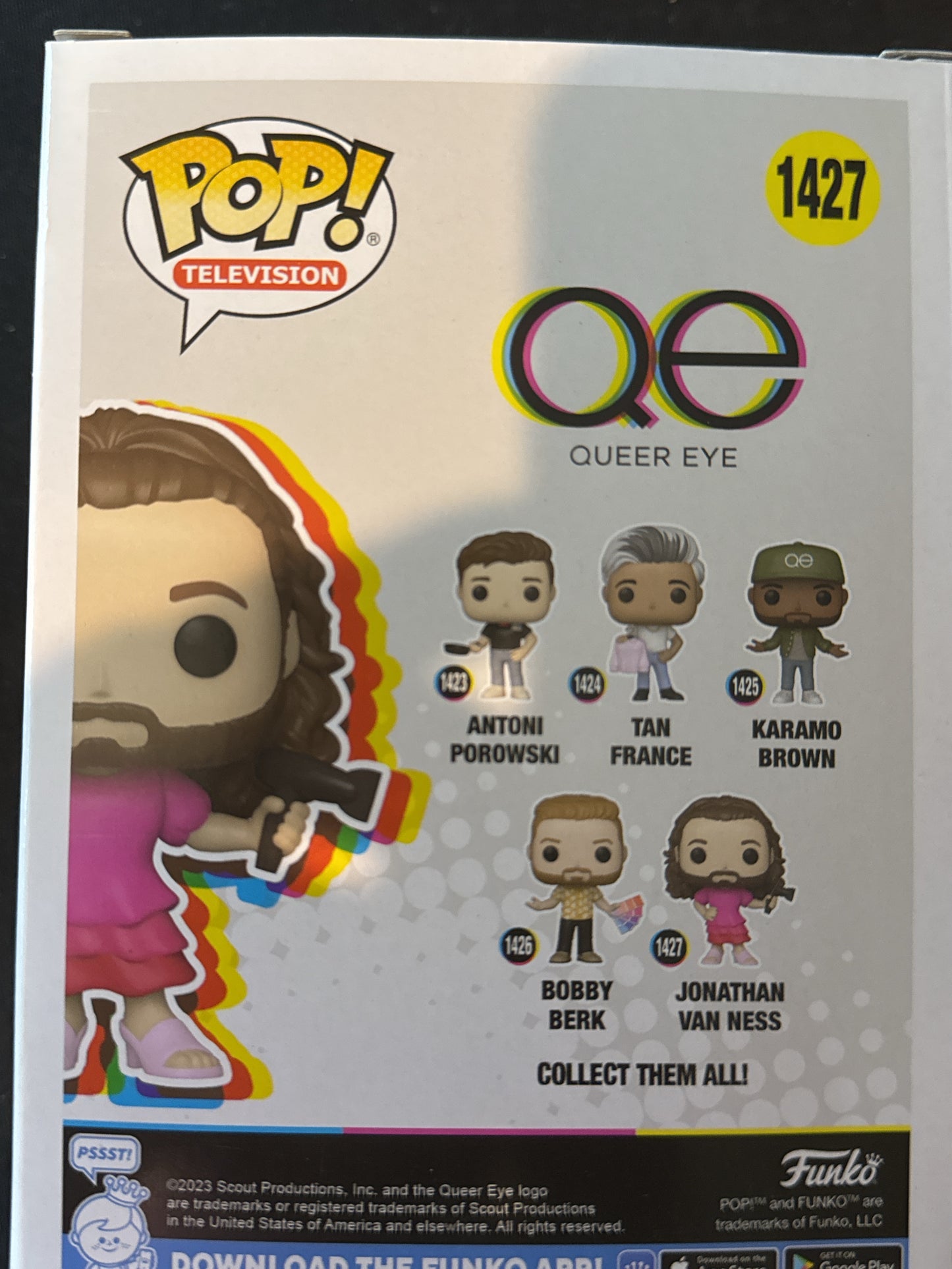 Funko Pop! Television Queer Eye Jonathan Van Ness Vinyl Figure #1427 New in Box