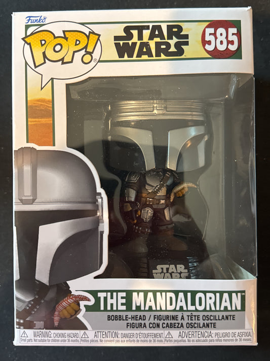Funko Pop! Disney Star Wars The Mandalorian Bobble Head #585 New in Box