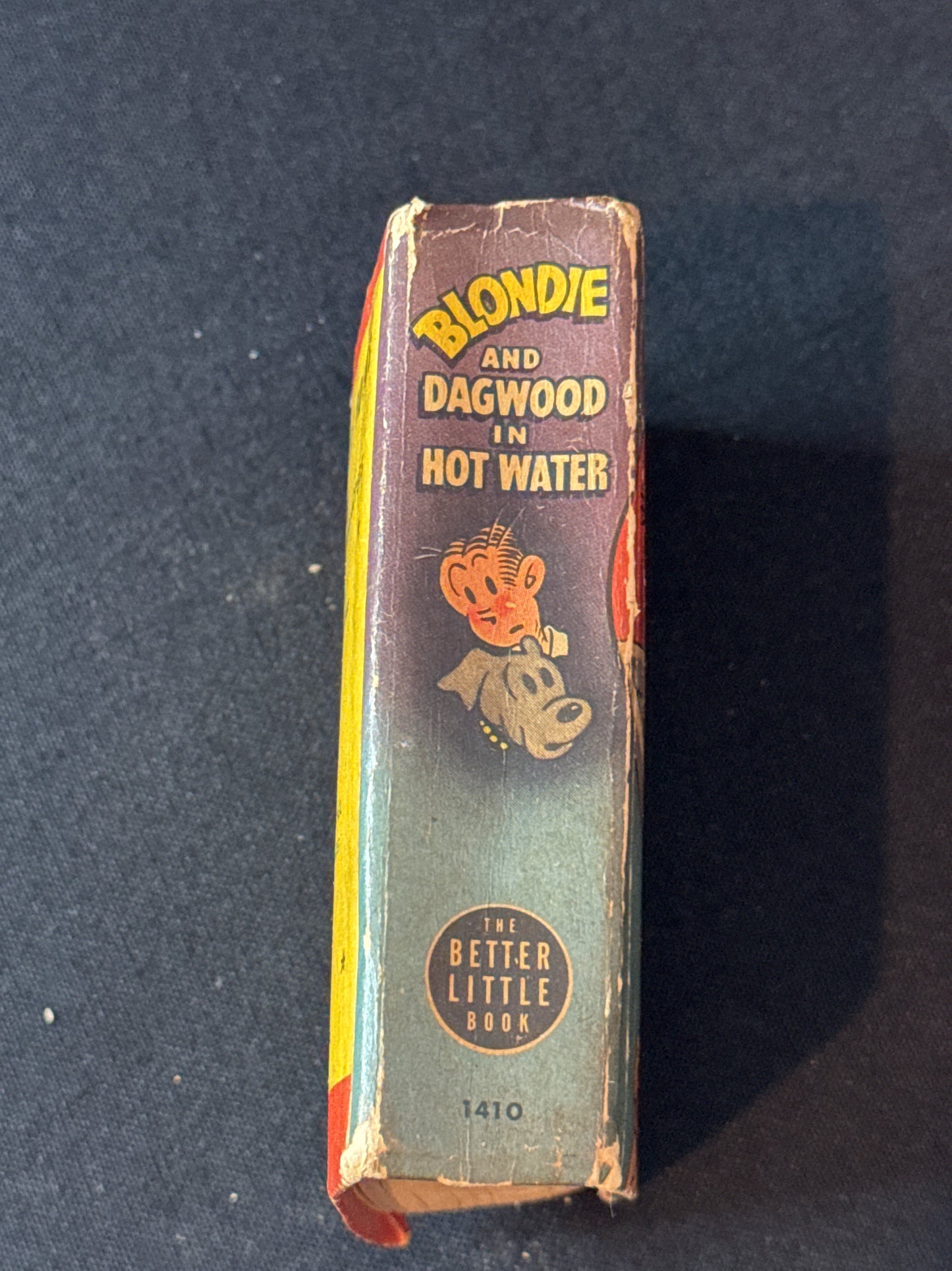 Rare Antique Blondie and Dagwood In Hot Water Big Little Book Vintage 1946