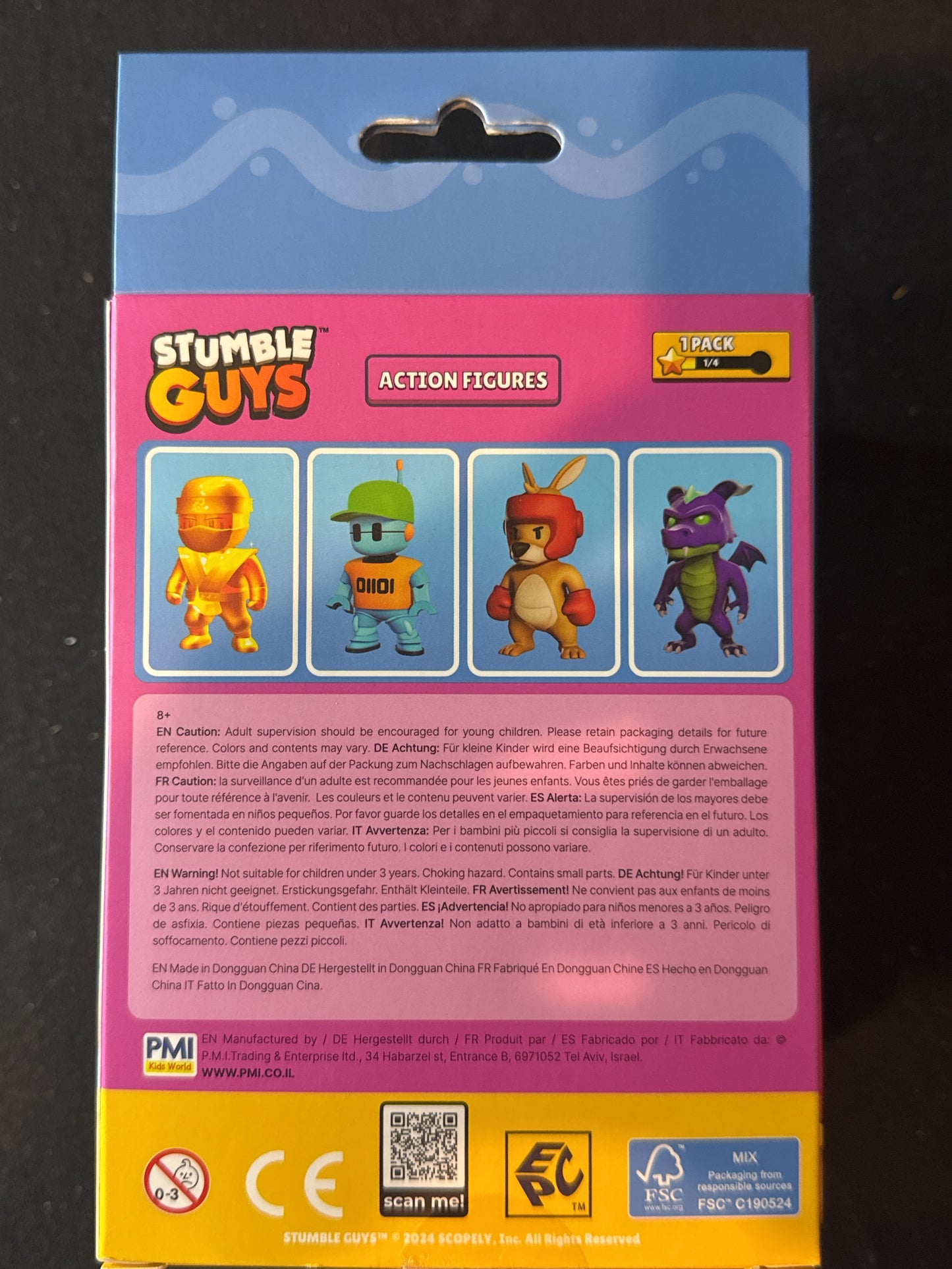 Stumble Guys Action Figure 4.5" Tall Kangaroo New in Box