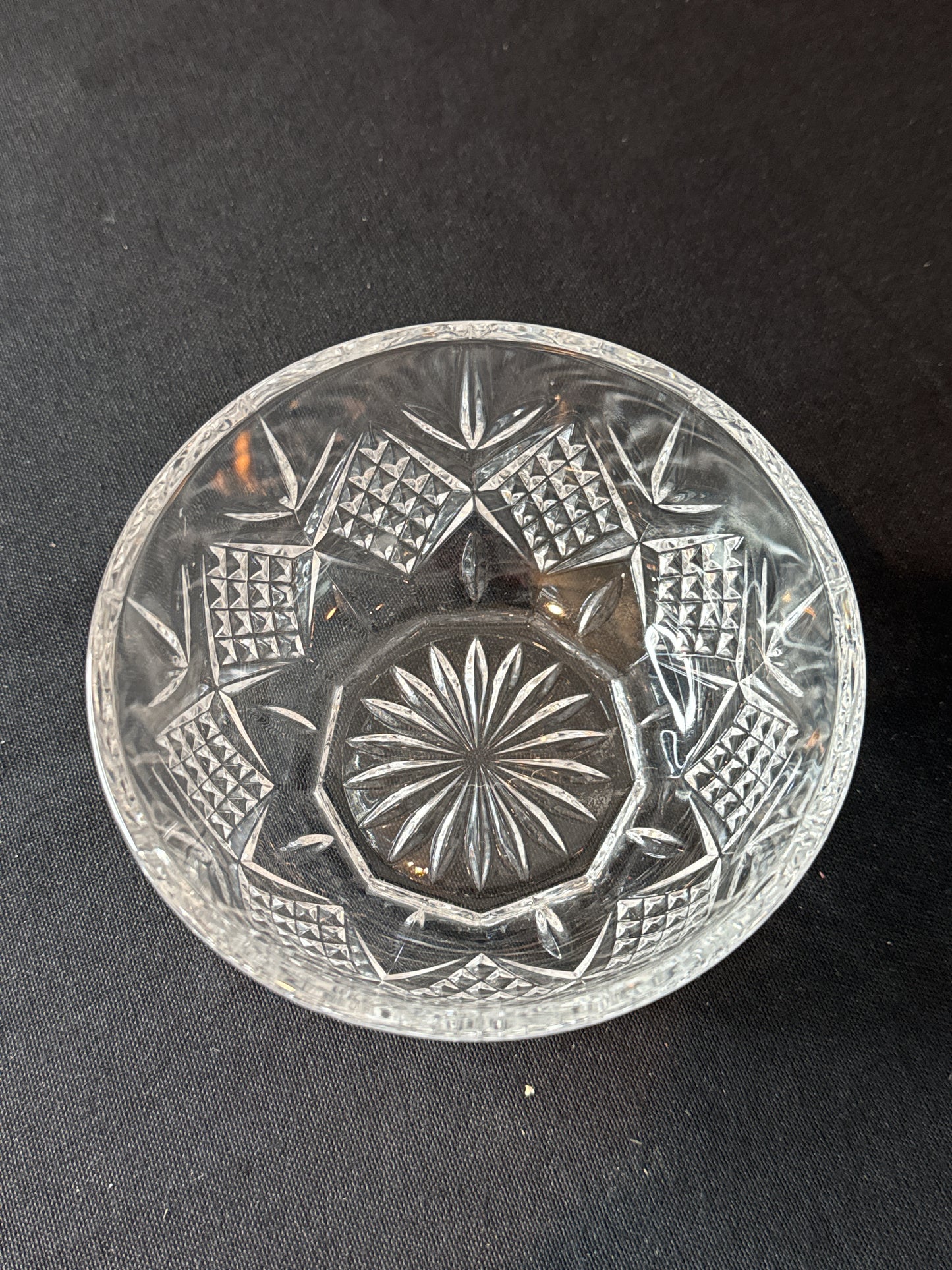 Vintage Crystal D'Arques Lidded Candy Dish Crafted in France 24% Genuine Lead Crystal