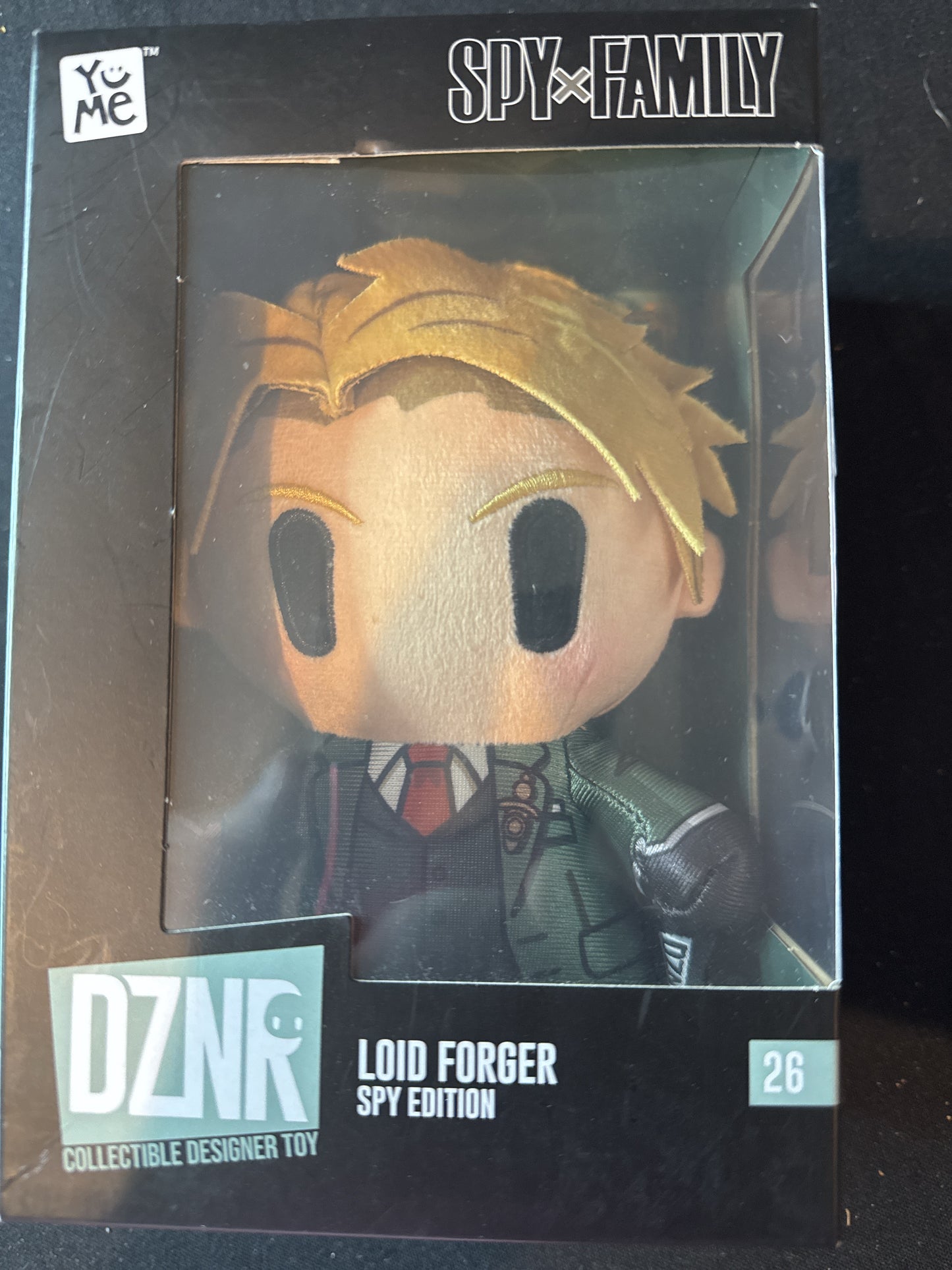YuMe Spy Family 7" DZNR Collectible Plush Loid Forger Spy Edition #26 New in Box