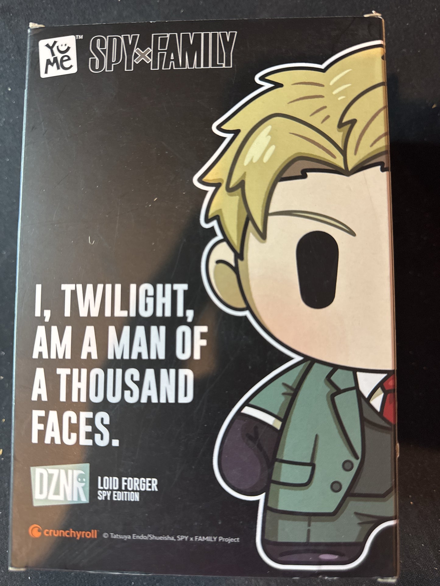 YuMe Spy Family 7" DZNR Collectible Plush Loid Forger Spy Edition #26 New in Box